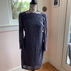 Adrienne Papell. Brand new. Smokey blue lace .